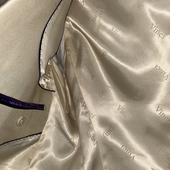 Vinci Sharkskin Metallic 2-Piece Tuxedo/Suit - Picture 13 of 16